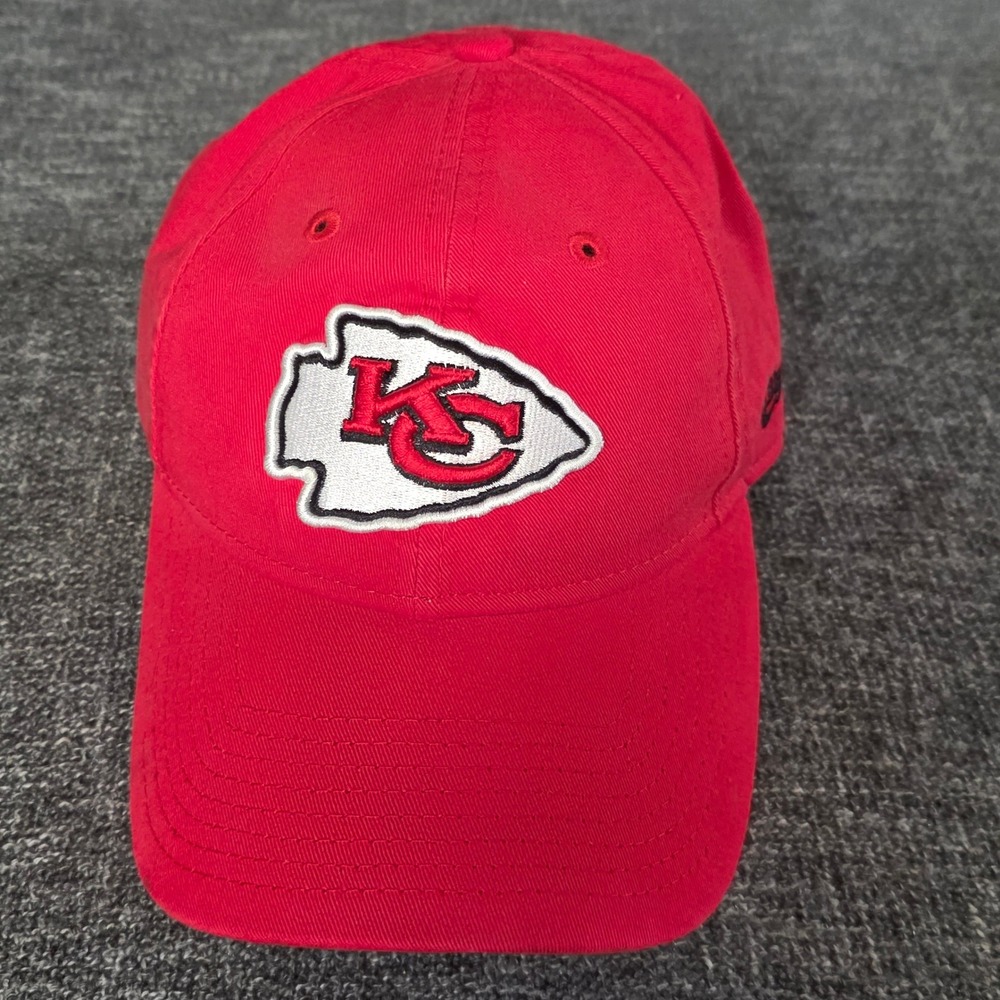Kansas City Chiefs Hat Womens New Era 9TWENTY Red NFL Adjustable Strap Cap